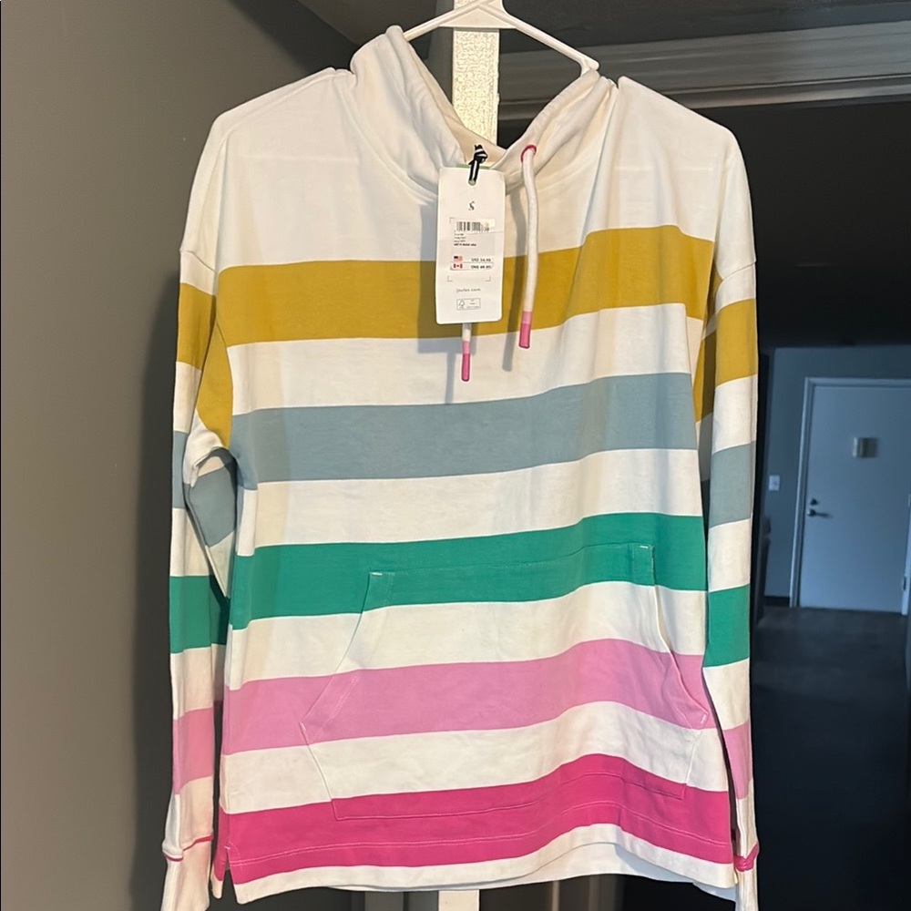 Colorful Striped Hoodie